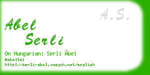 abel serli business card